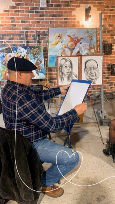 Animation caricaturistes beaujoulais Ocargo la Garde 83 Caricaturistes animation beaujolais Ocargo la Garde 83