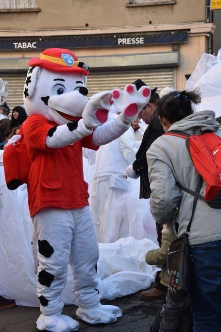 Location mascotte Pat'Patrouille centre ville