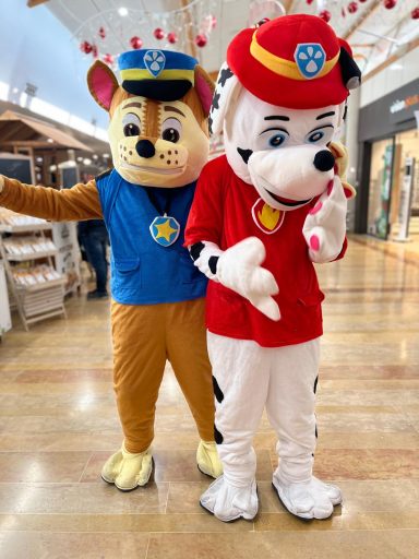 Mascotte centre commercial Lerclec Le luc en provence Mascotte animation centre commercial